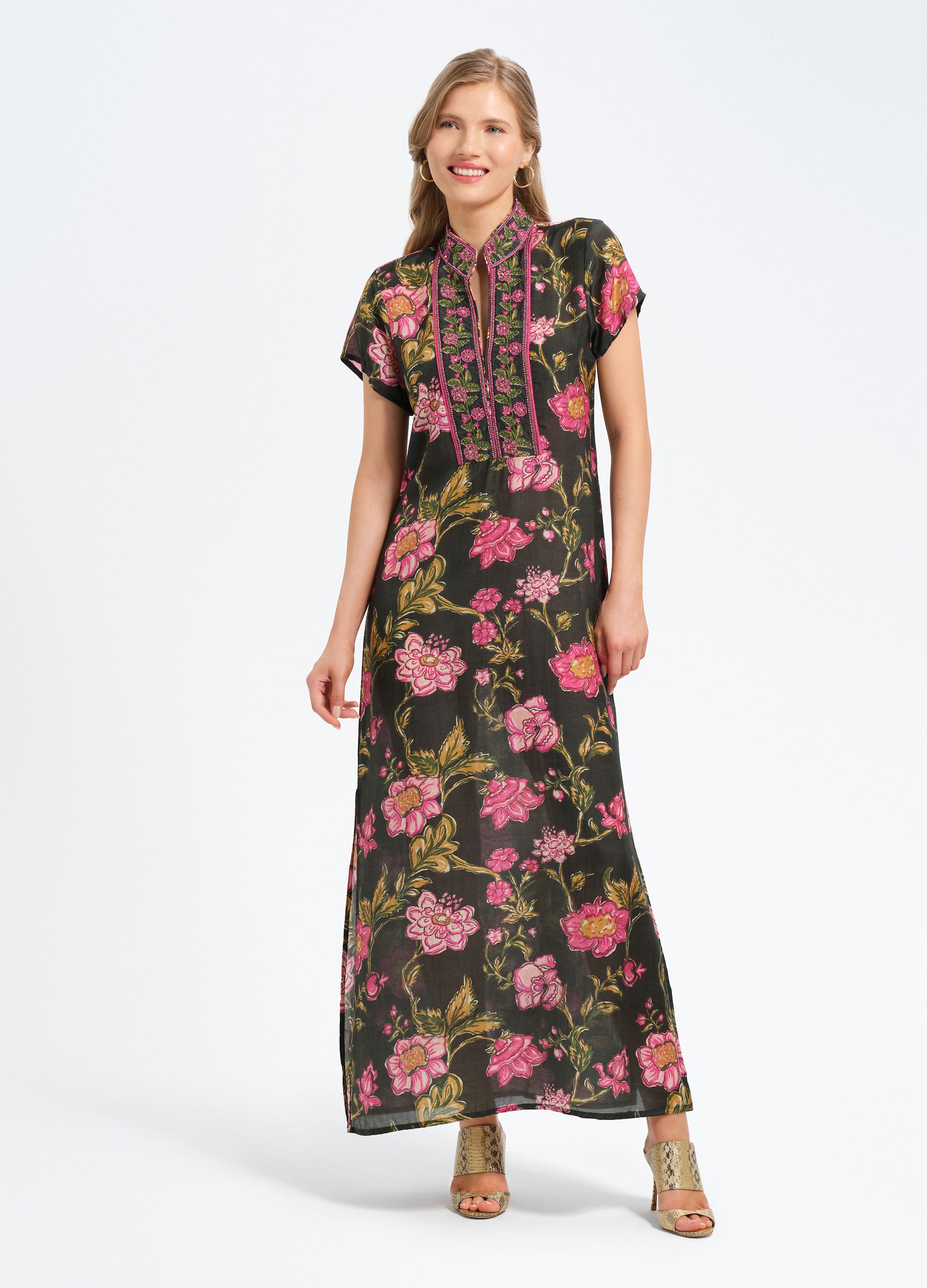 Lana Cap Sleeve Caftan