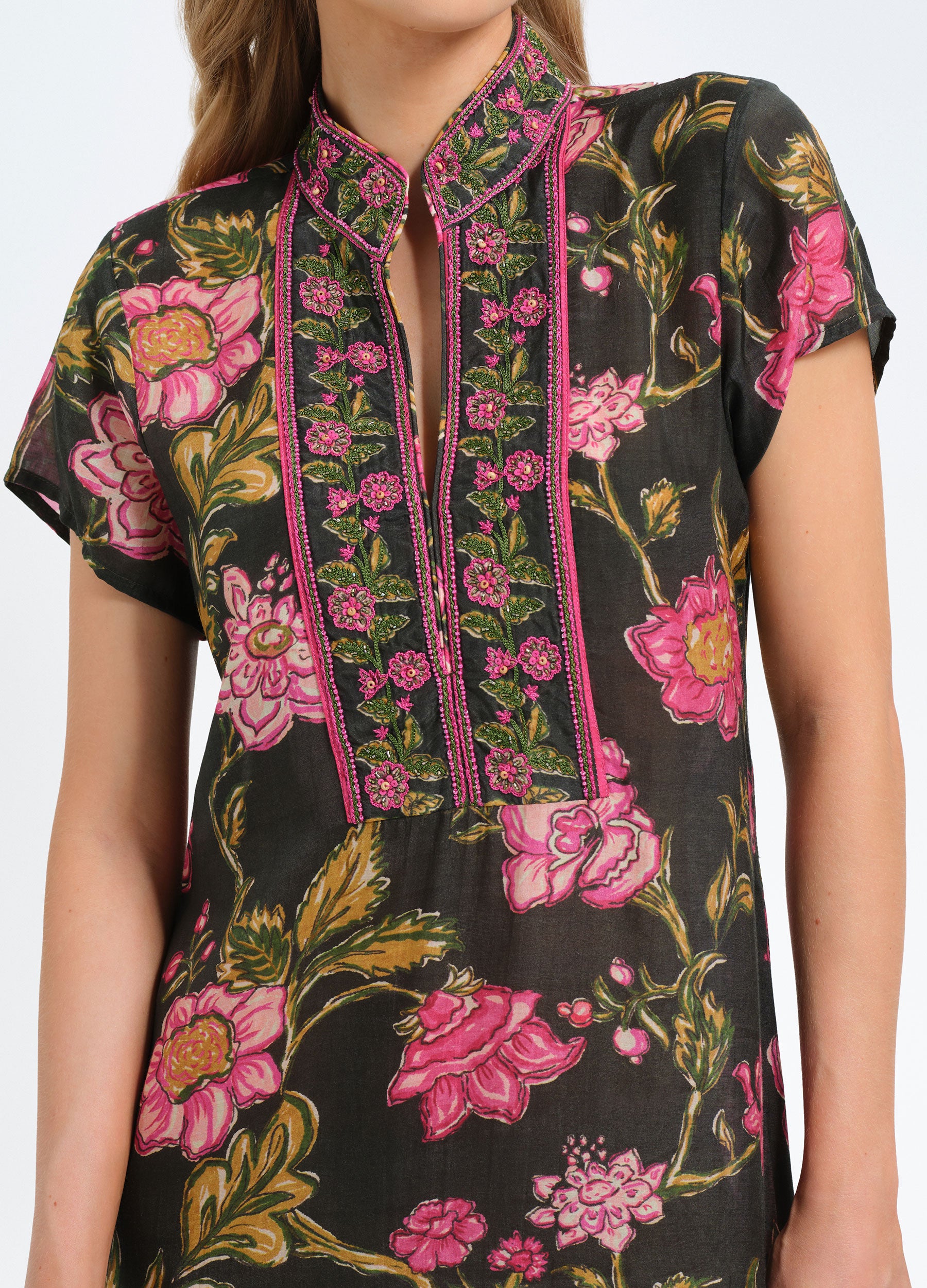 Lana Cap Sleeve Caftan