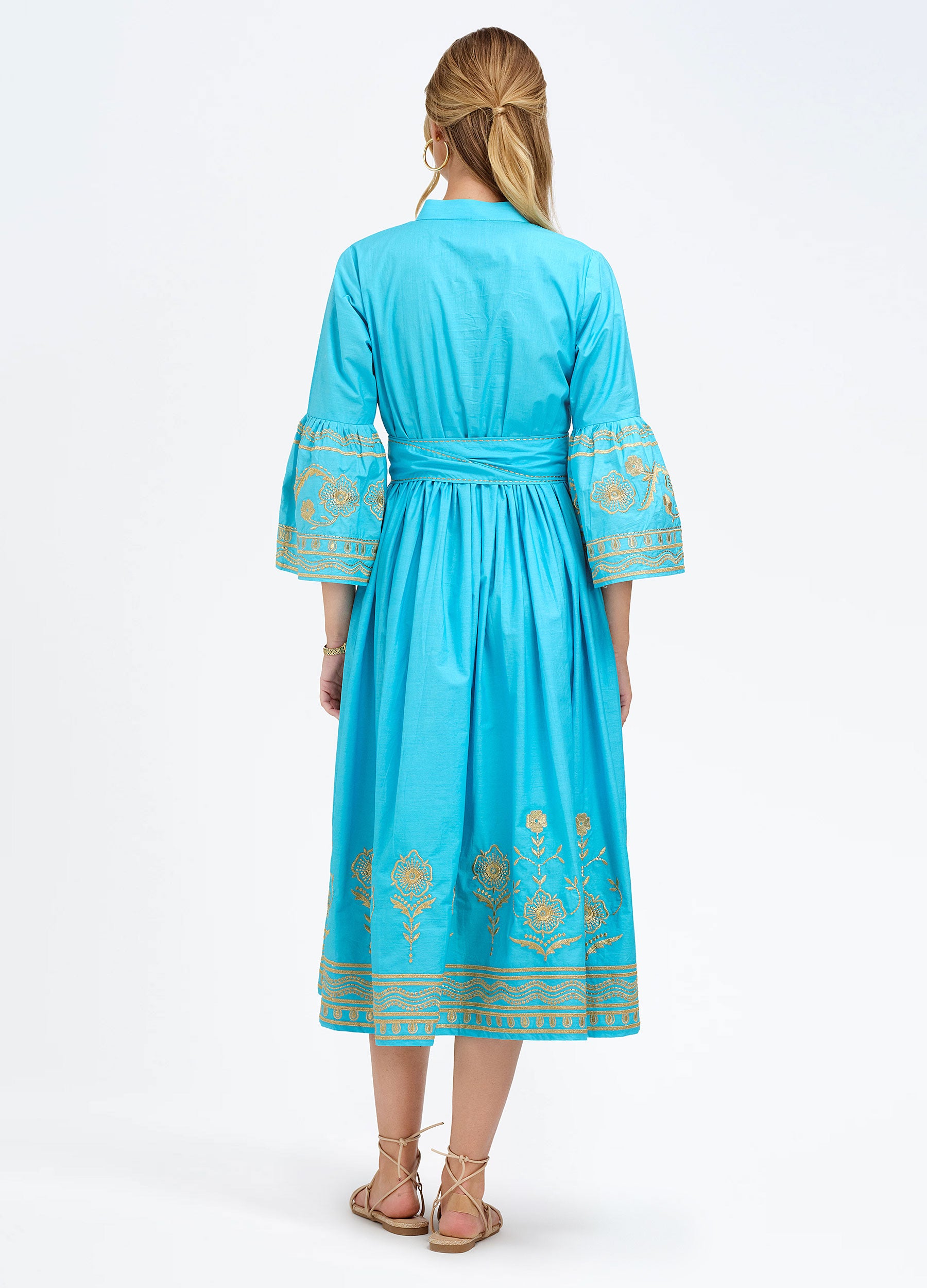 Elena Dress Turquoise / xs