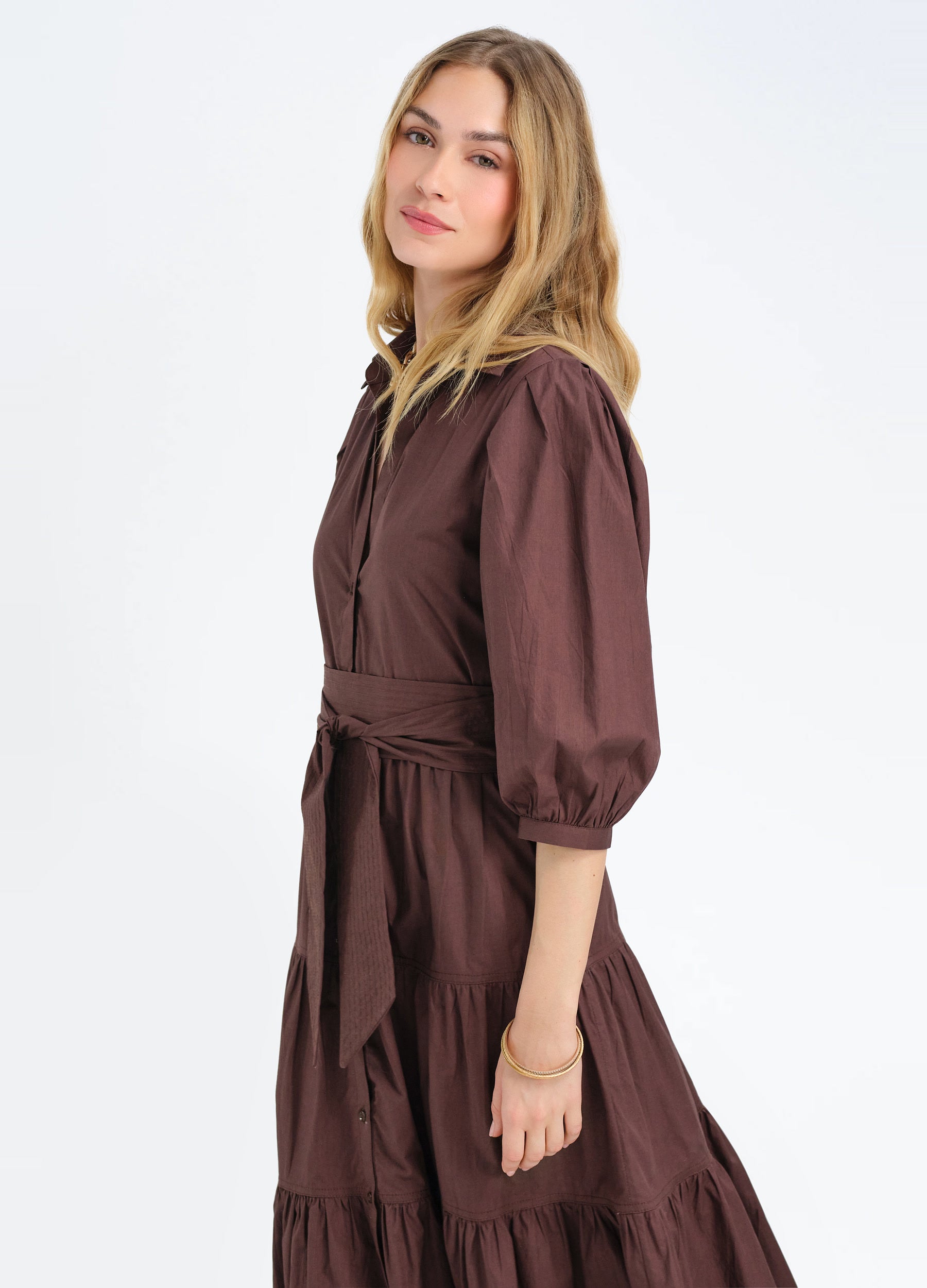 Brinley Shirtdress in Cocoa