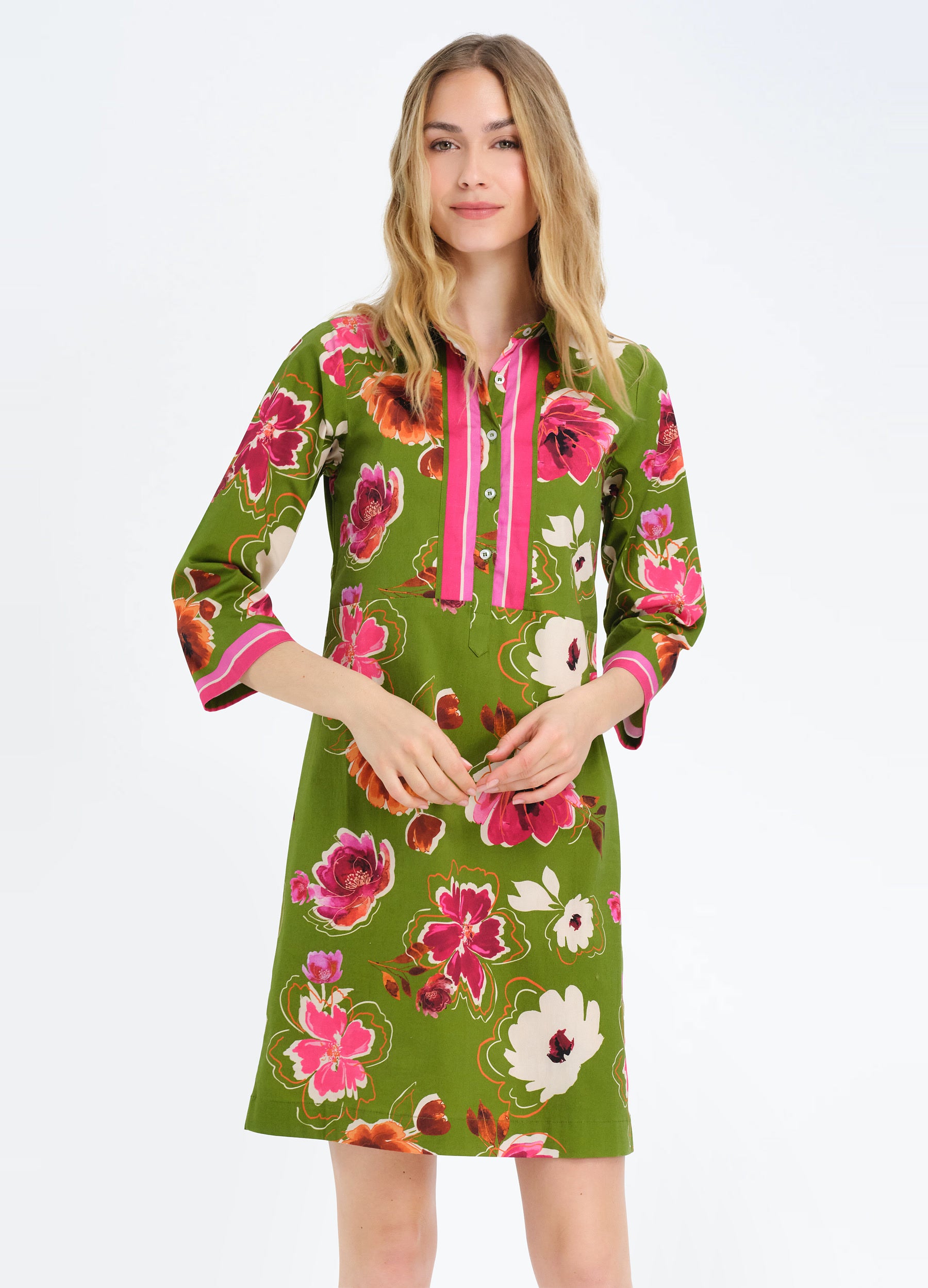 Charlie Dress in Kelsey Green
