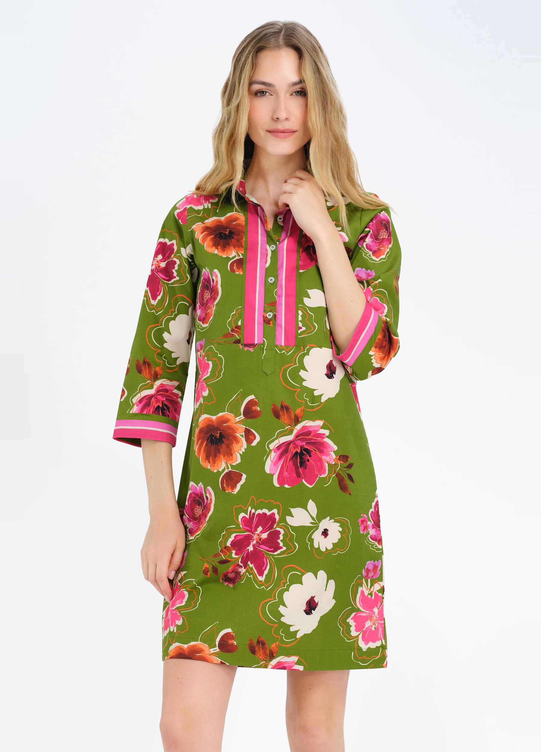 Charlie Dress in Kelsey Green
