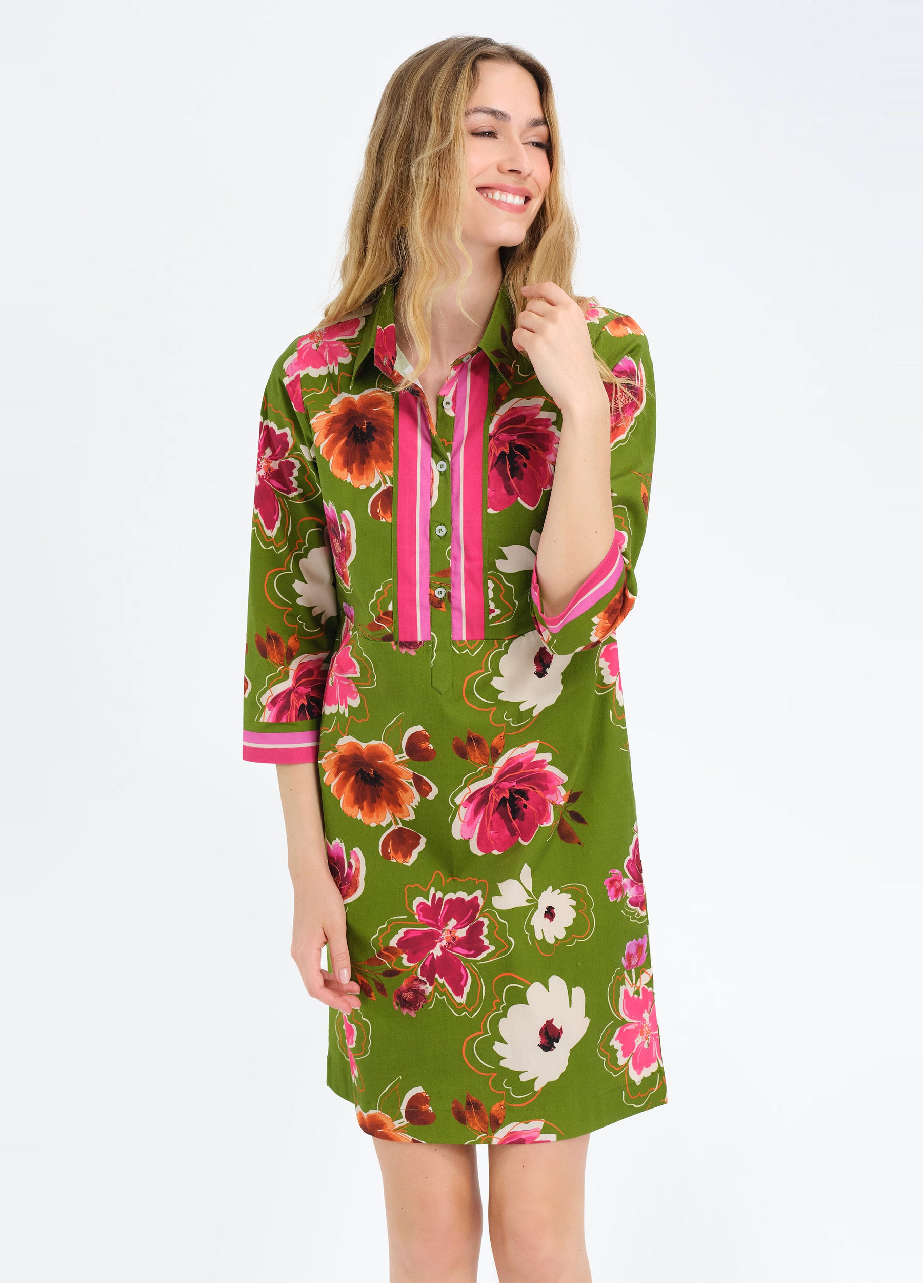 Charlie Dress in Kelsey Green