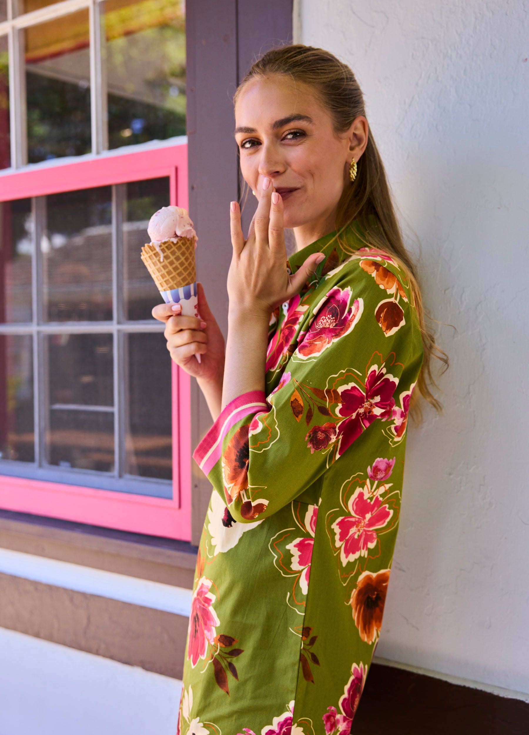 Charlie Dress in Kelsey Green
