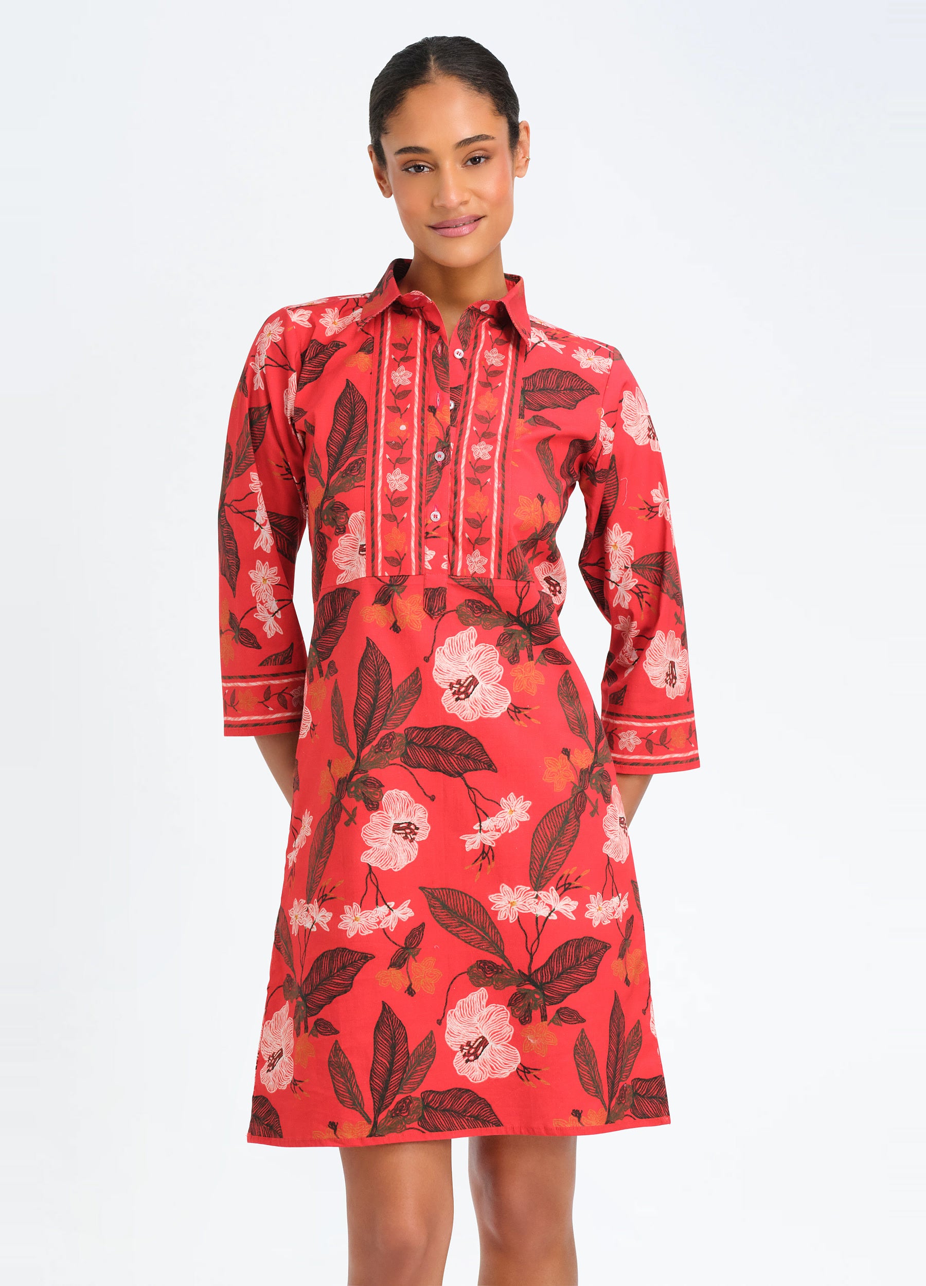 Charlie Dress in Lisette Red