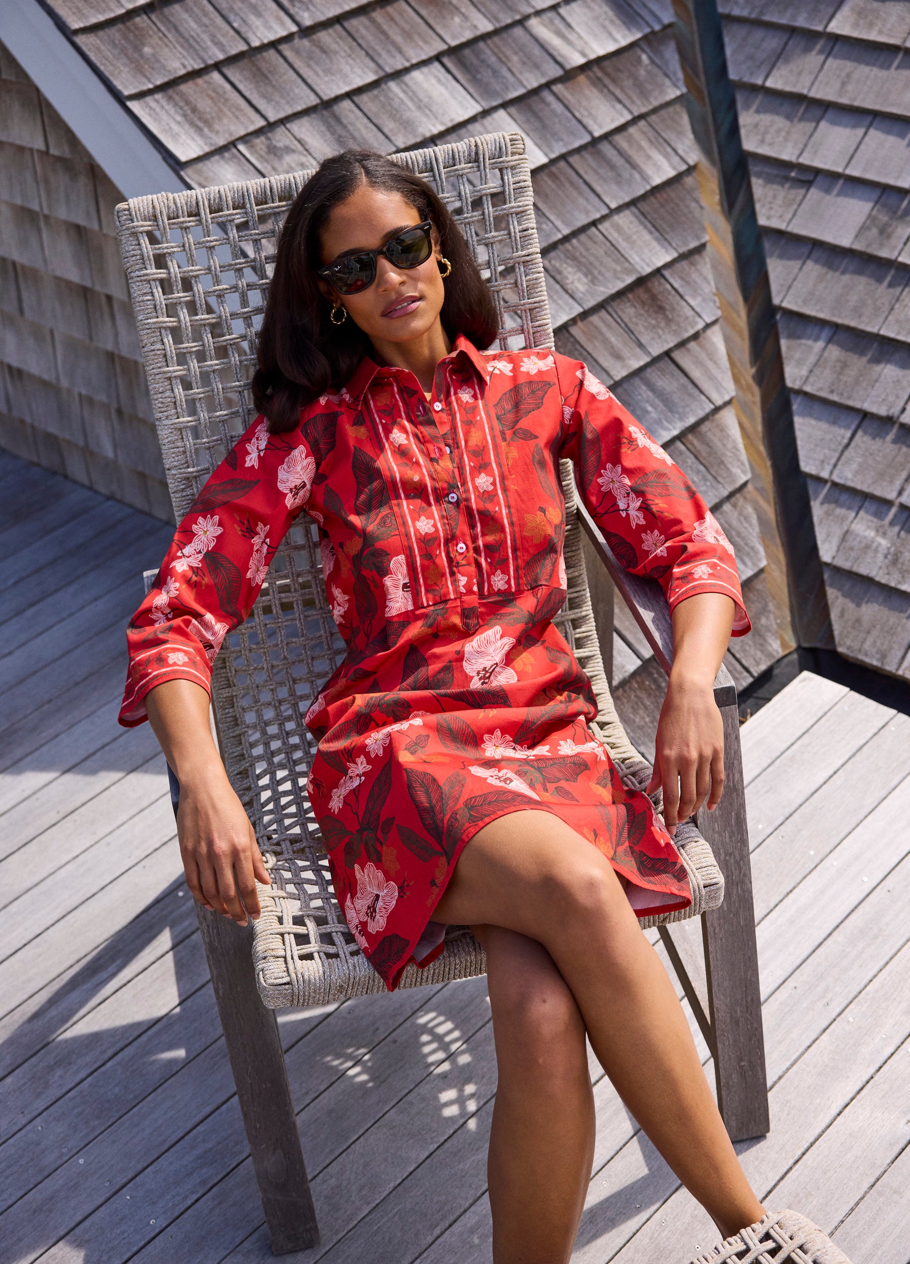 Charlie Dress in Lisette Red