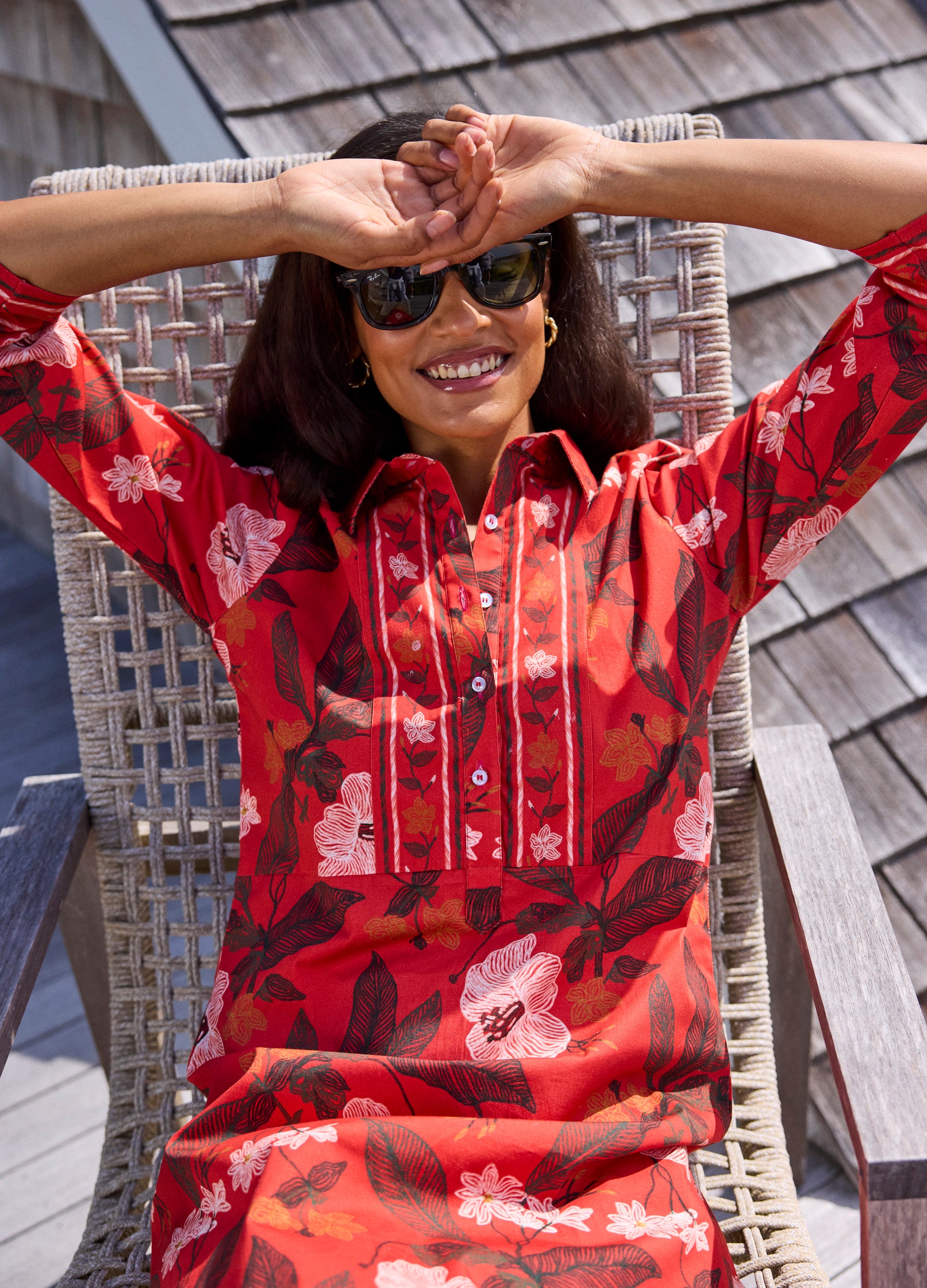 Charlie Dress in Lisette Red