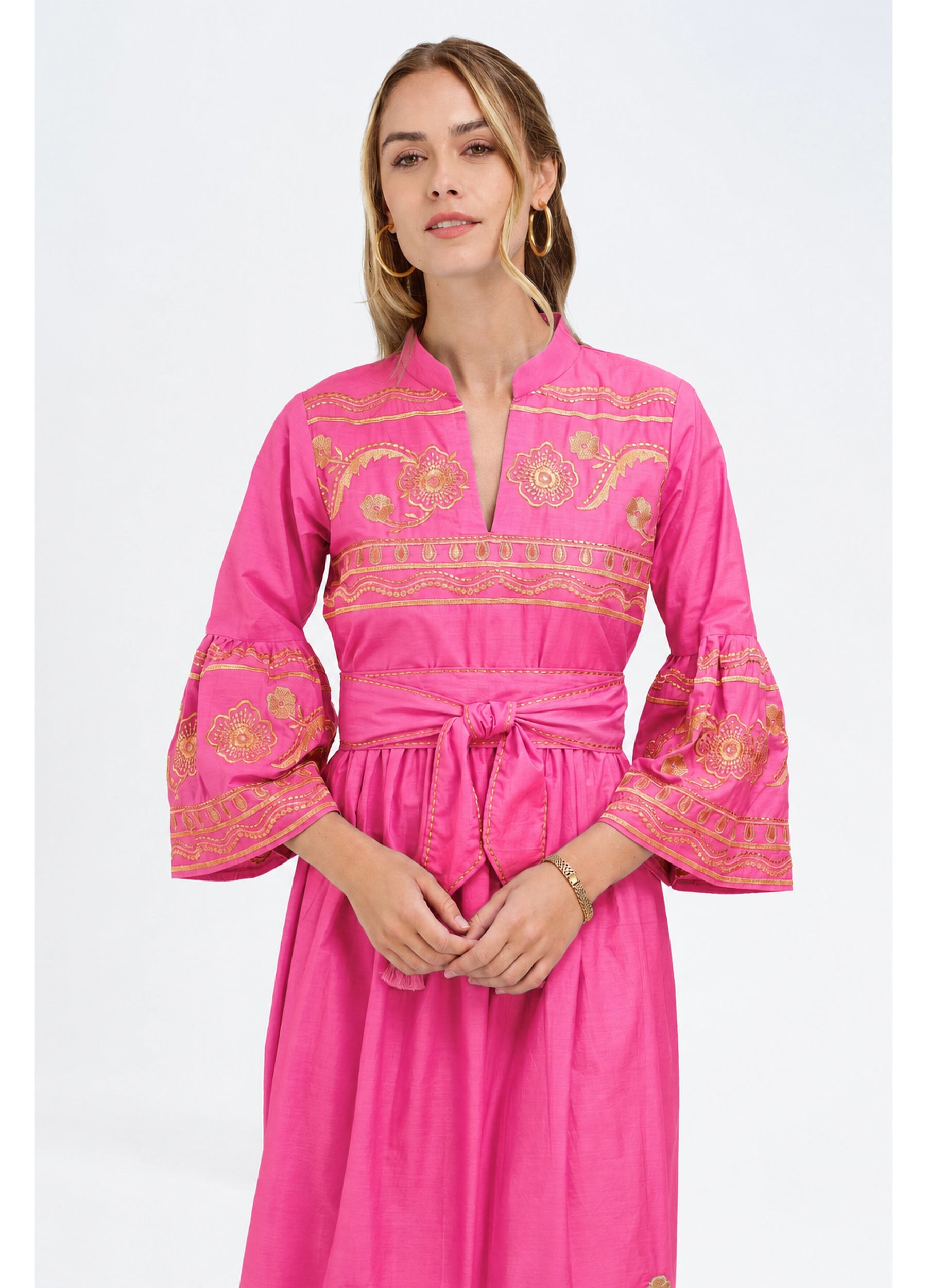 Elena Dress in Pink