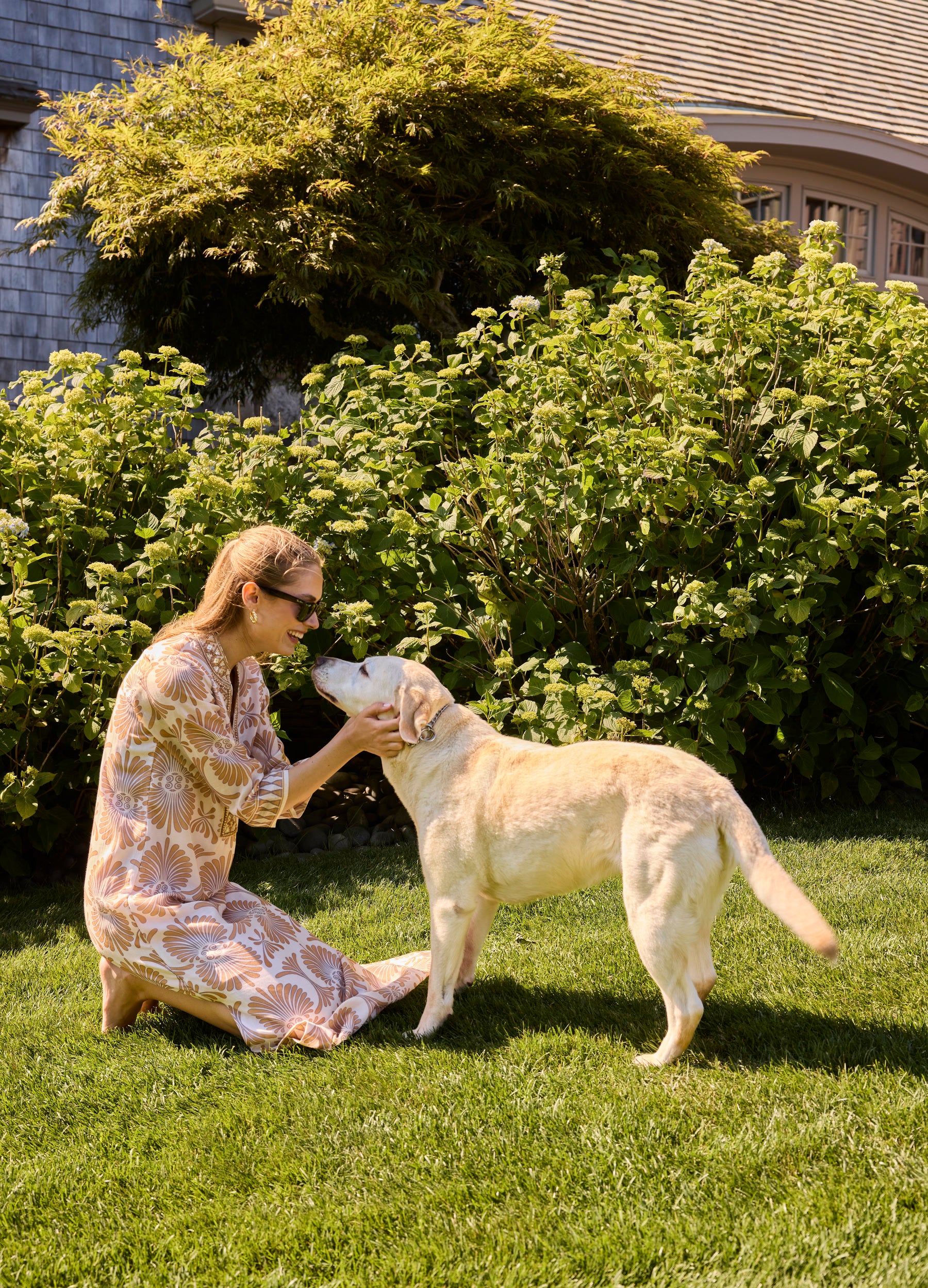 Elise Caftan in Santorini Sand