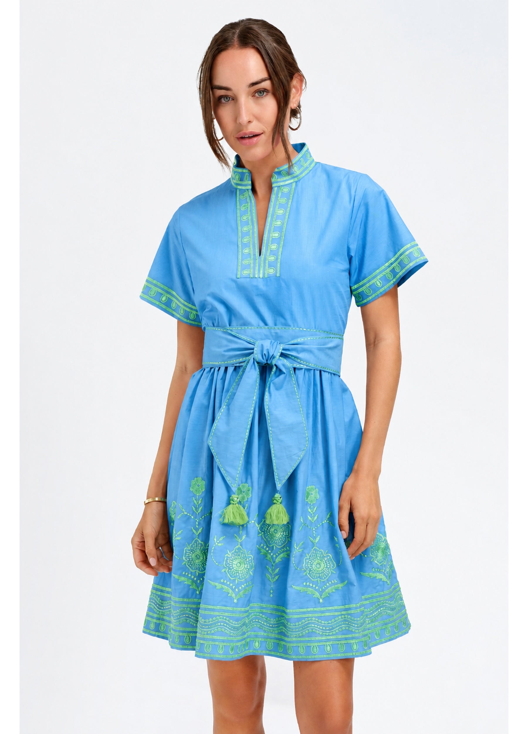 Gia Dress in Cornflower