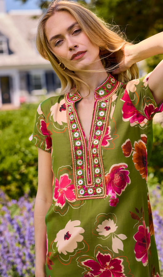 Lana Cap Sleeve Caftan