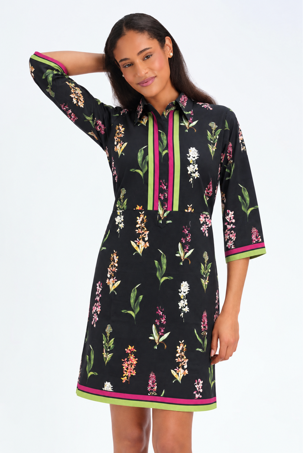 Charlie Dress in Sylvia Black